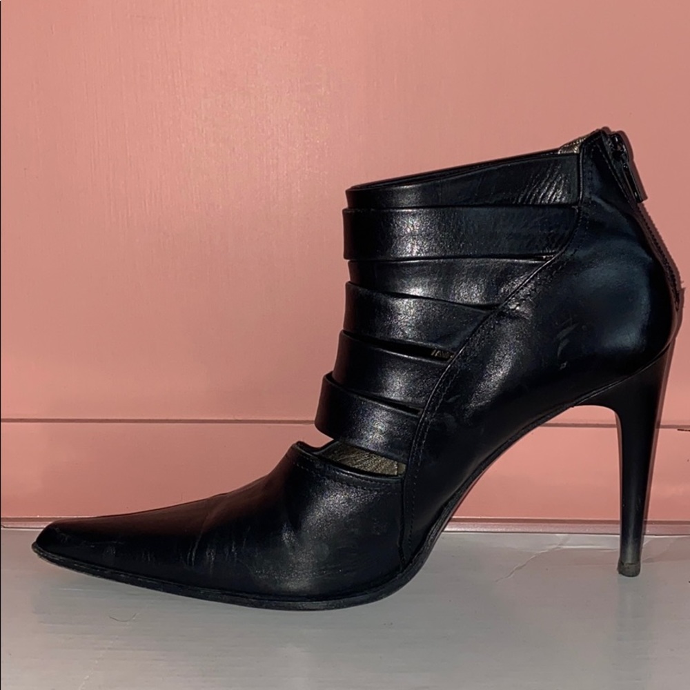 Sophia Black Multi Strap Bootie